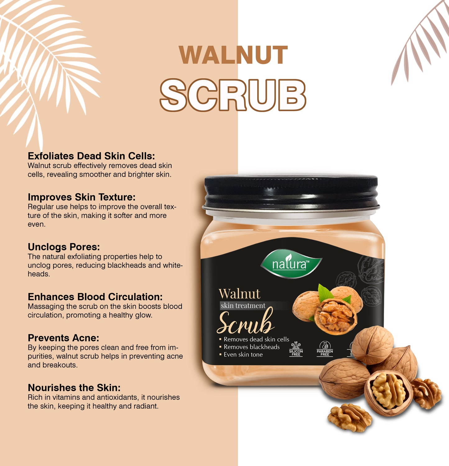 Walnut Face Scrub