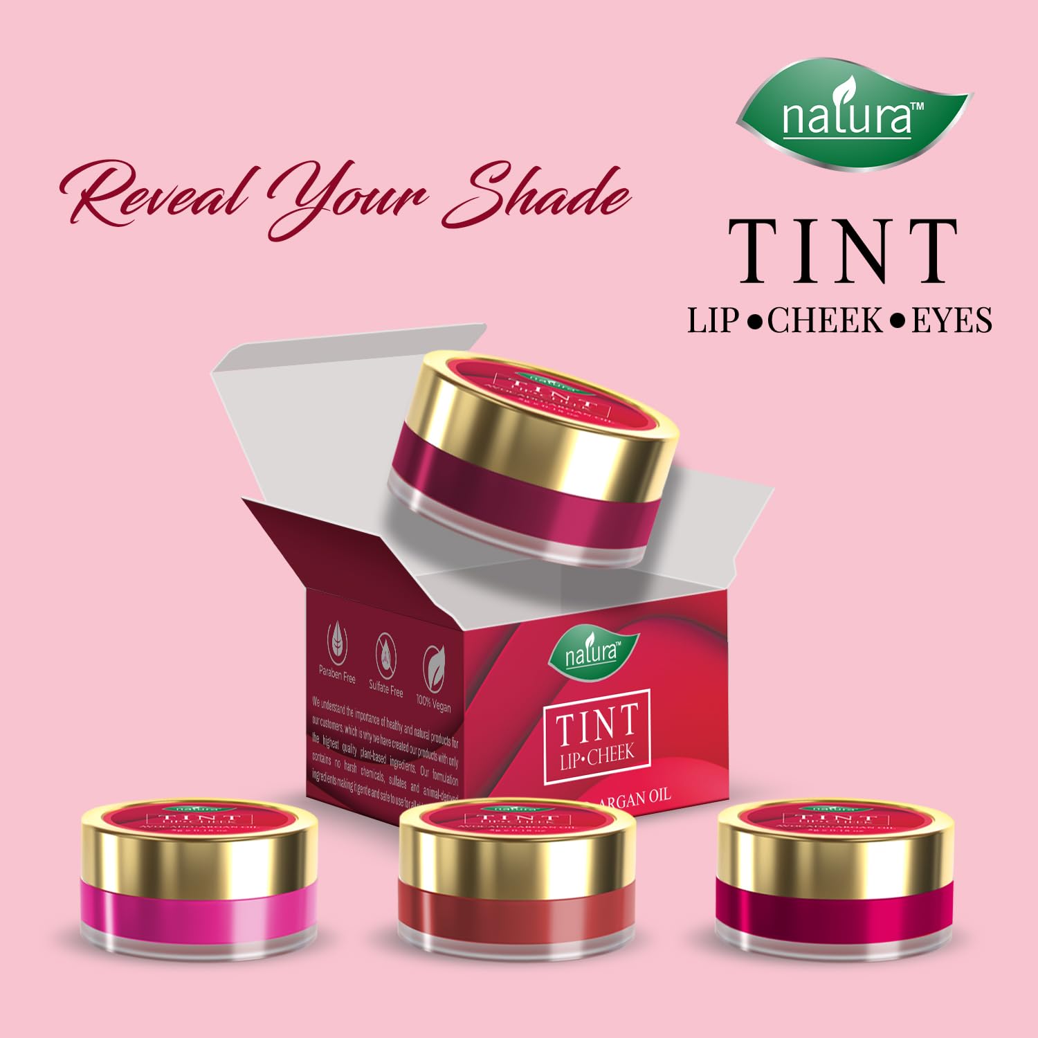 NATURA Candylicious Colored Lip Gloss for Women | Hydrating & High Shine | Lightweight Weight | Non-Sticky | Enriched with Vitamin-E, Hyaluronic Acid & Avocado Ester (4.0ml) (Perssian Red) (Glossy)