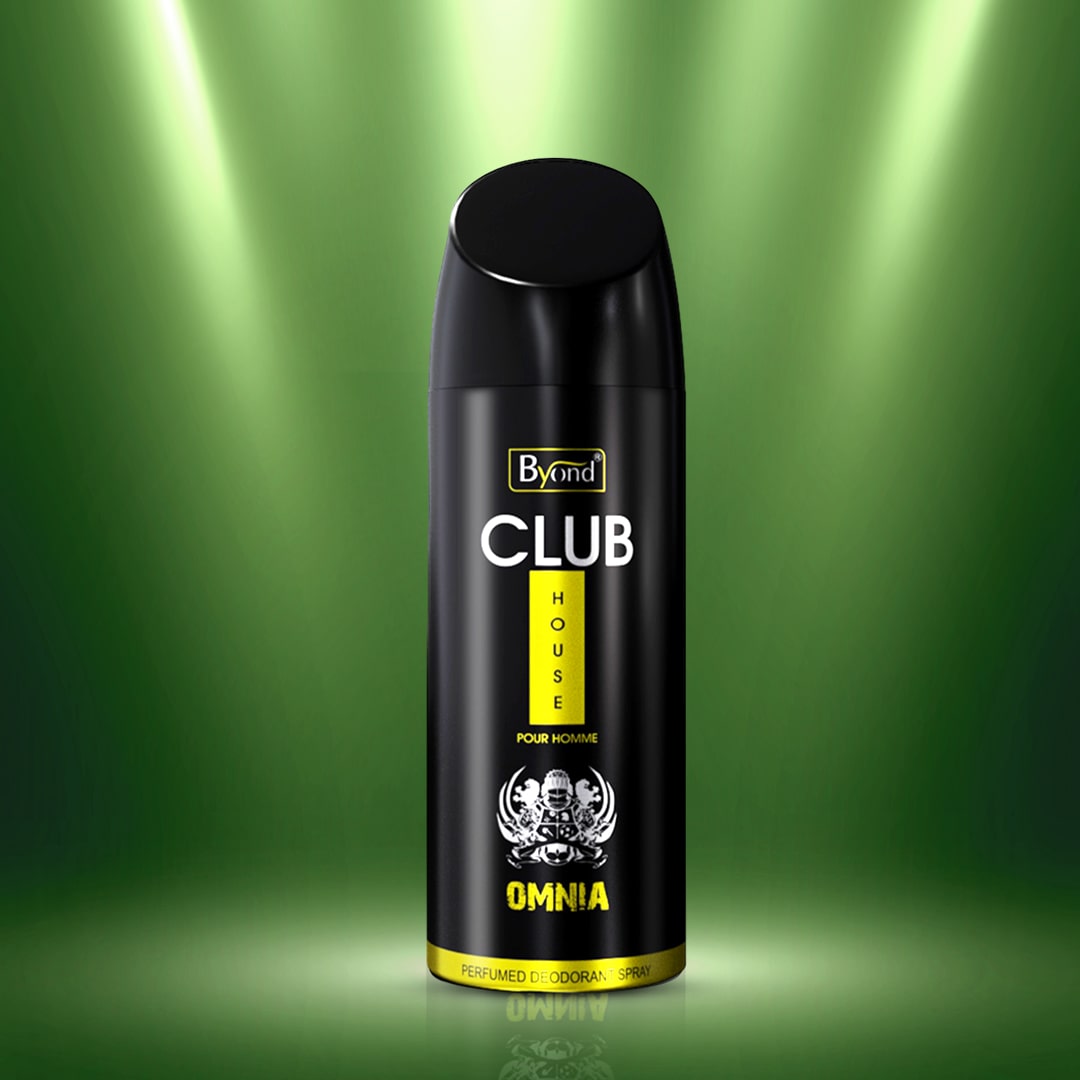 Byond Club House Deodorant, Perfume Body Spray, Long Lasting Deodorant for Men ( Omnia )