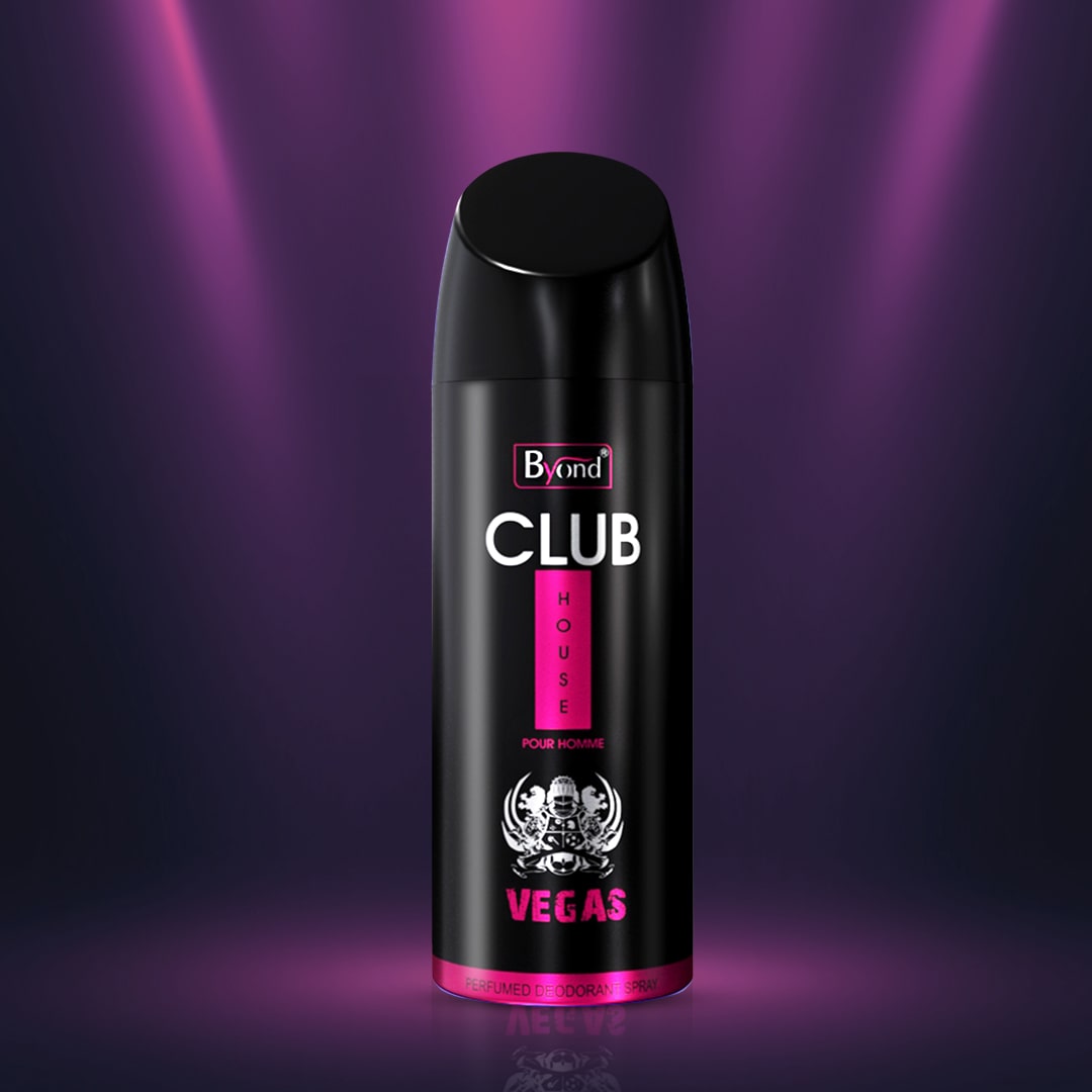 Byond Club House Deodorant, Perfume Body Spray, Long Lasting Deodorant for Men ( Vegas  )