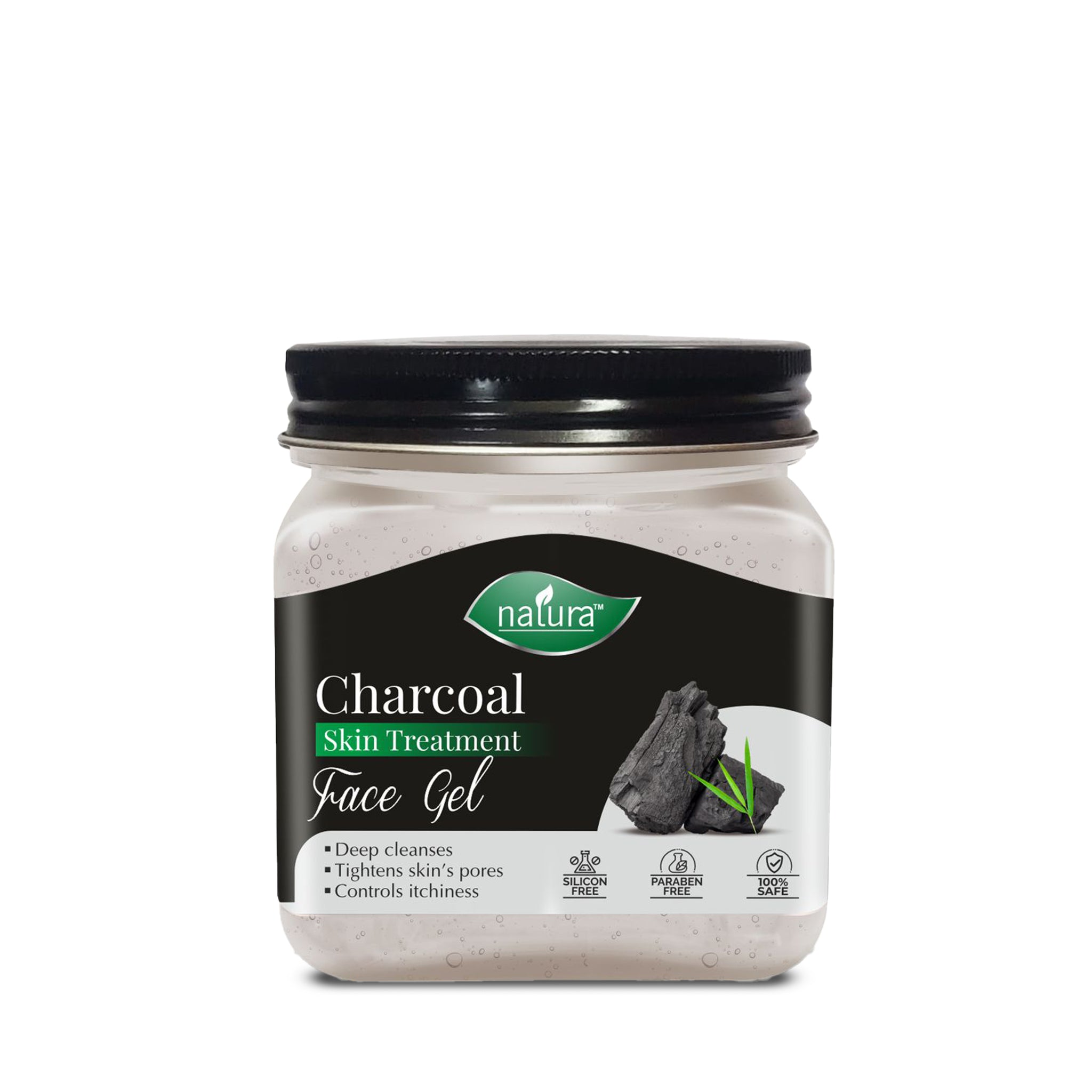 NATURA CHARCOAL SKIN TREATMENT FACE GEL