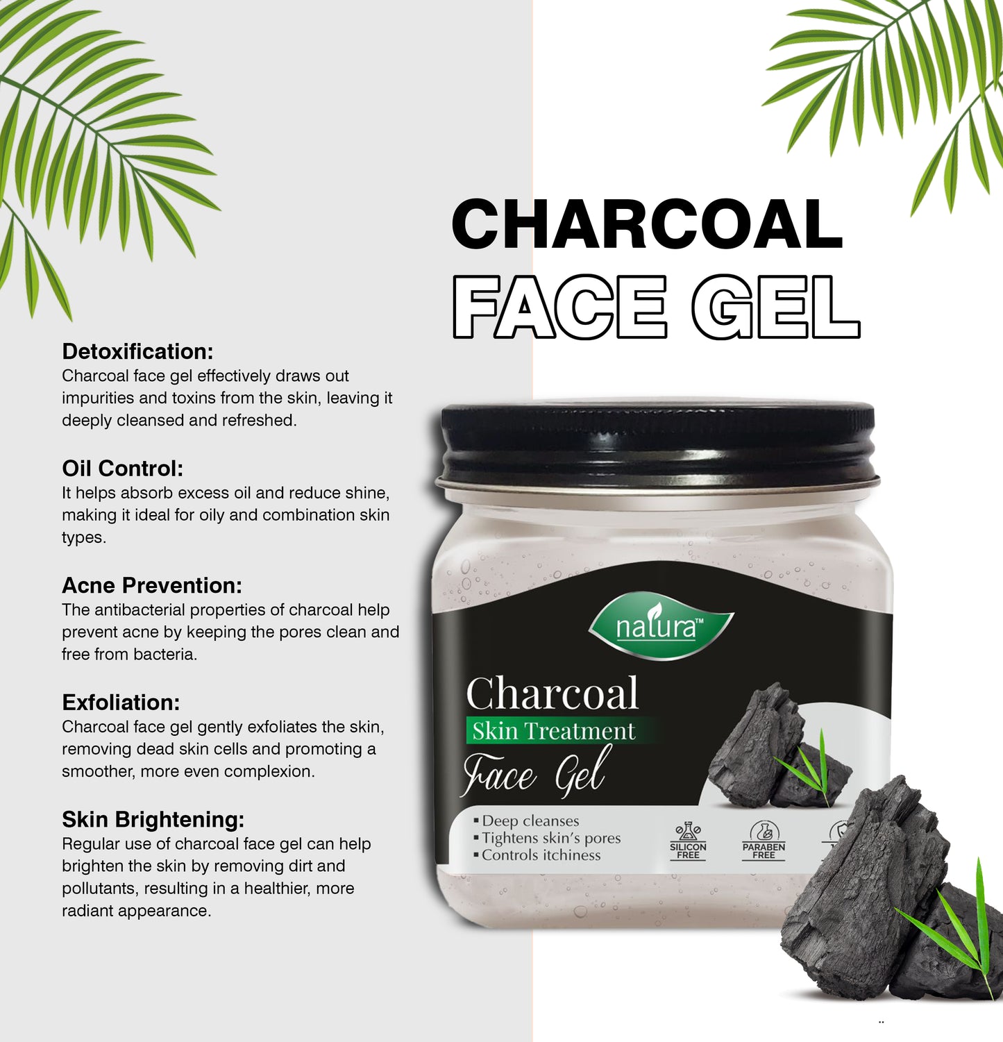 Charcoal Face Gel