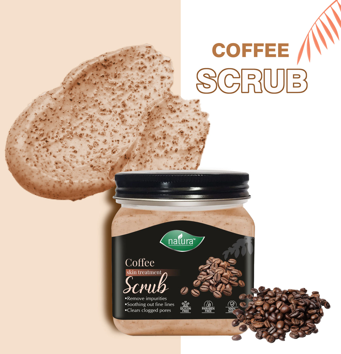 NATURA COFFEE SKIN TREATMENT SCRUB