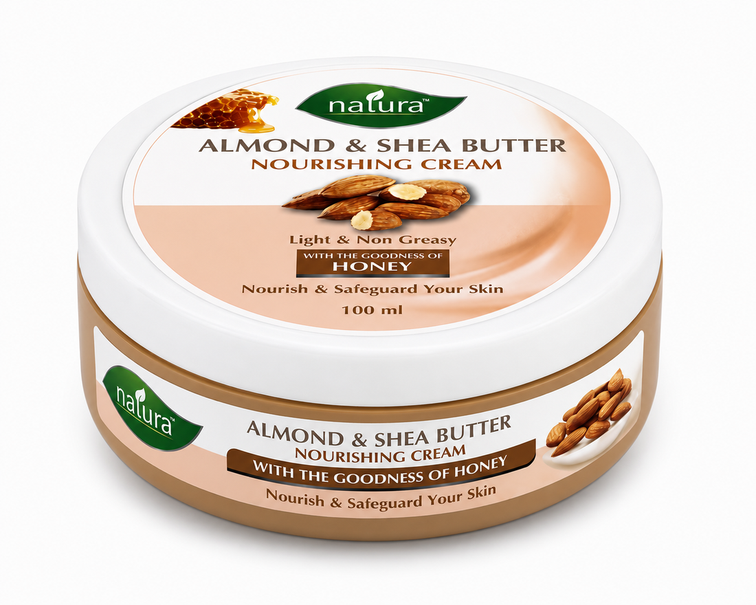 Natura Almond & Shea Butter Nourishing Cream with Honey – 100ml