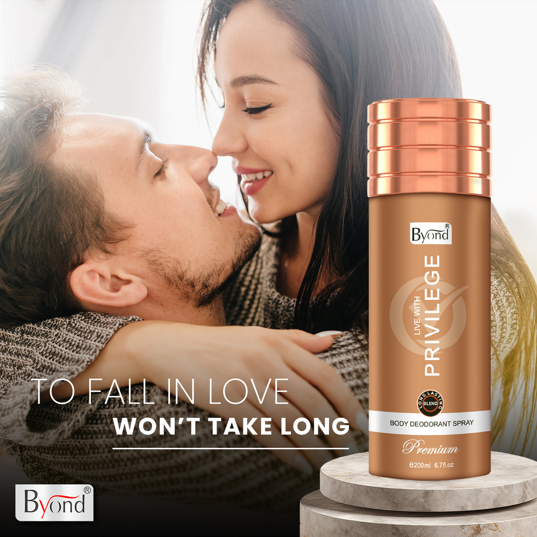 Byond Privilege Body Deodorant Spray – Premium Long-Lasting Freshness