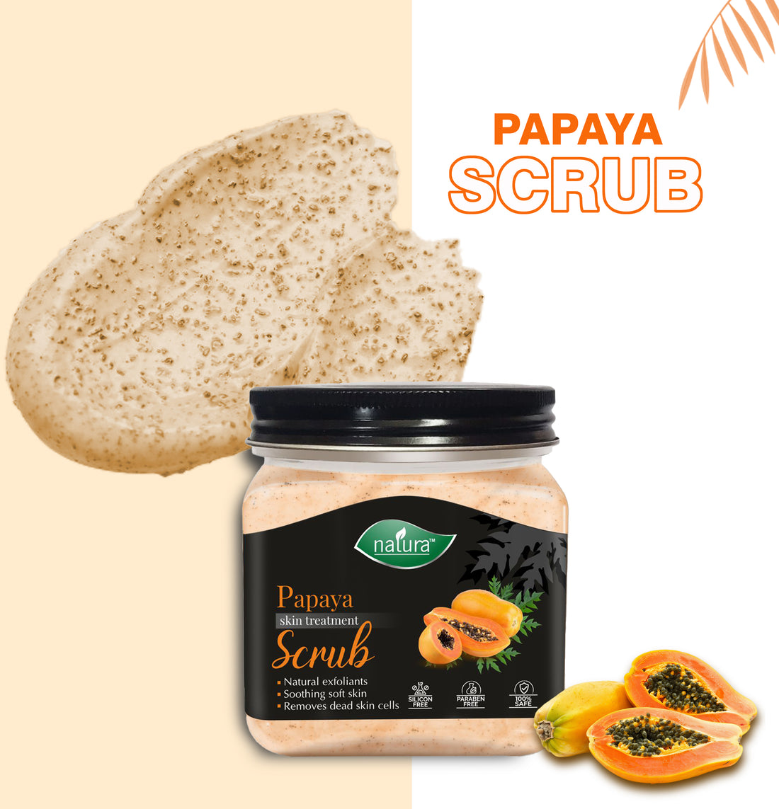 NATURA PAPAYA SKIN TREATMENT SCRUB