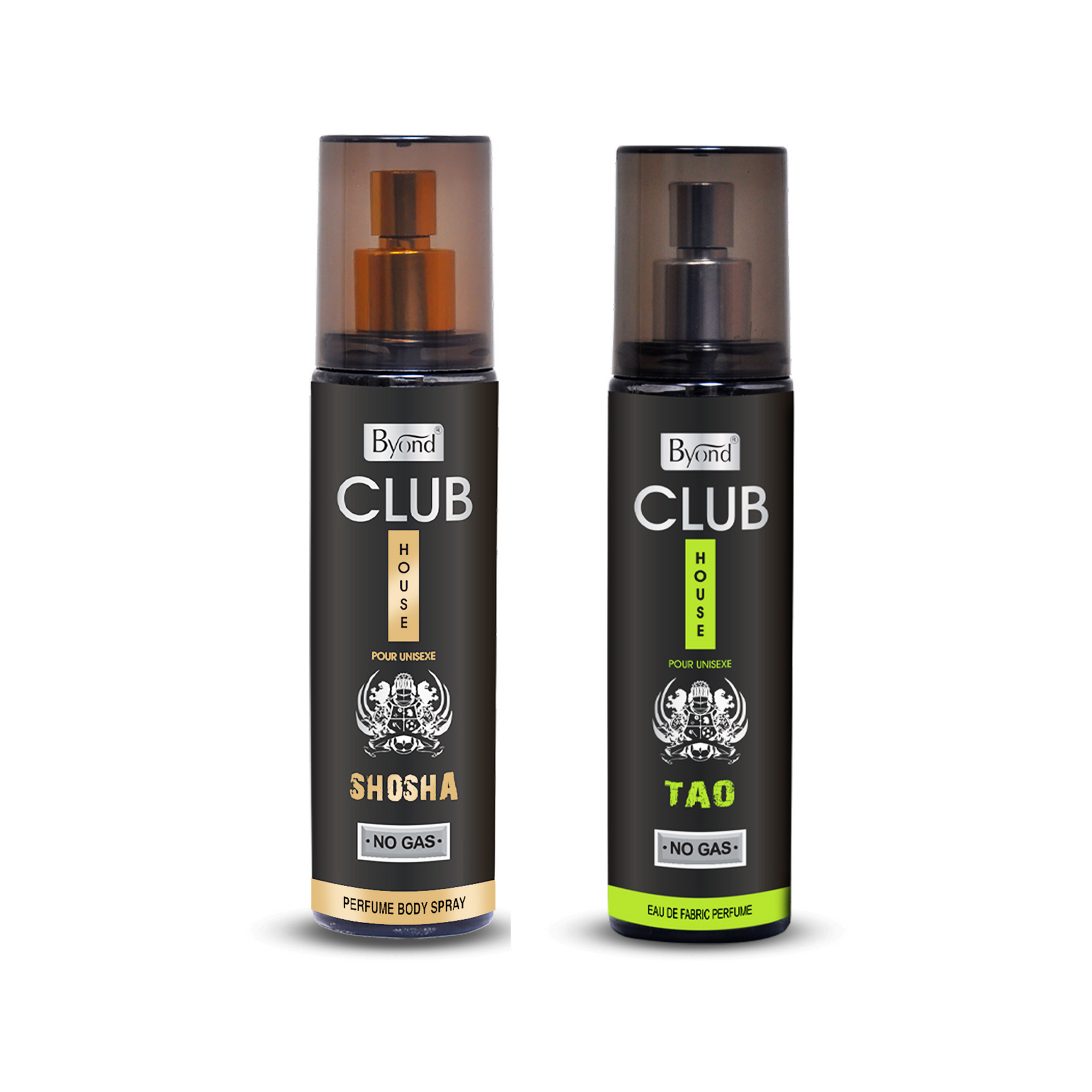 Byond Club House No Gas Deodorant, Perfume Body Spray, Long Lasting Deo For Men And Women (Shosha & Tao, 120Ml)