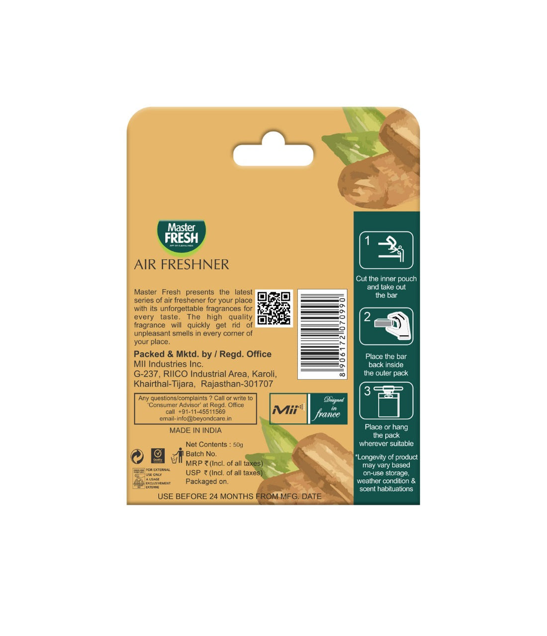 Master Fresh Air Freshner Block