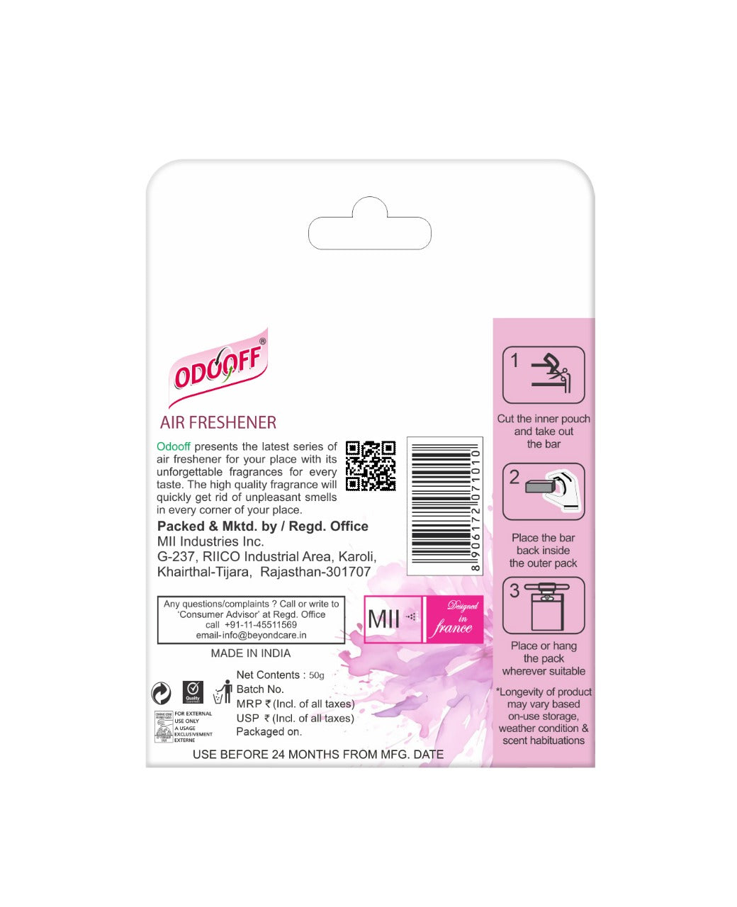 Odooff Air Freshner Block