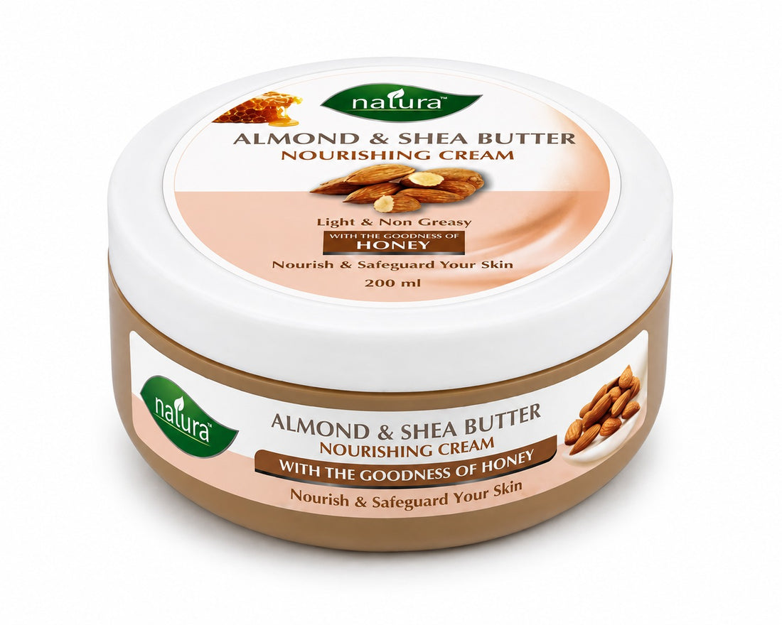 Natura Almond & Shea Butter Nourishing Cream with Honey – 200ml
