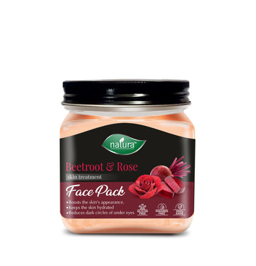 NATURA BEETROOT AND ROSE SKIN TREATMENT FACE PACK