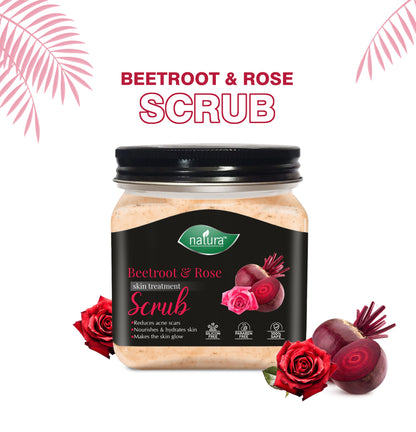 Beetroot & Rose Face Scrub
