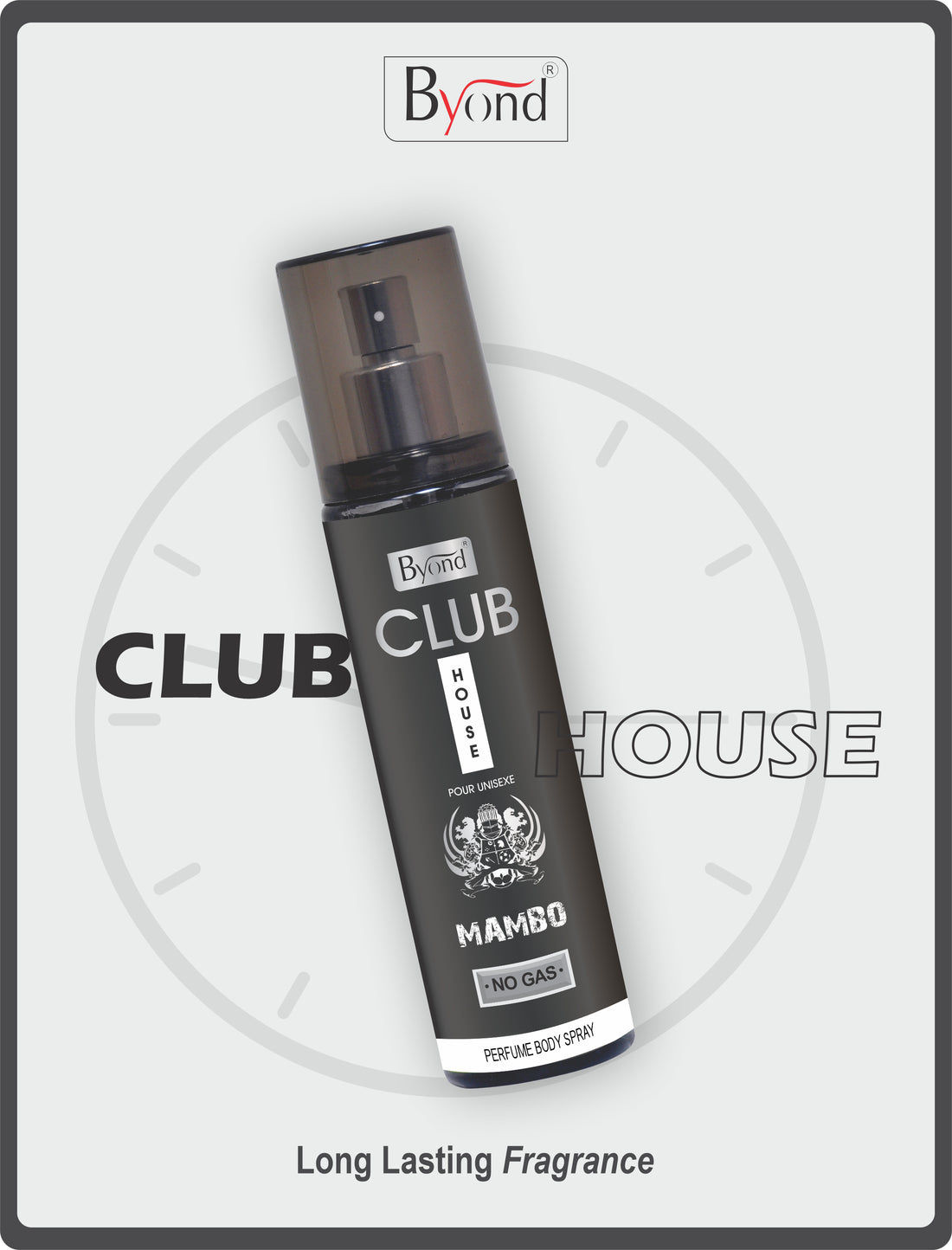 Byond Club House No Gas Deodorant, Perfume Body Spray, Long Lasting Perfume for Men and Women ( Mambo And Desire )