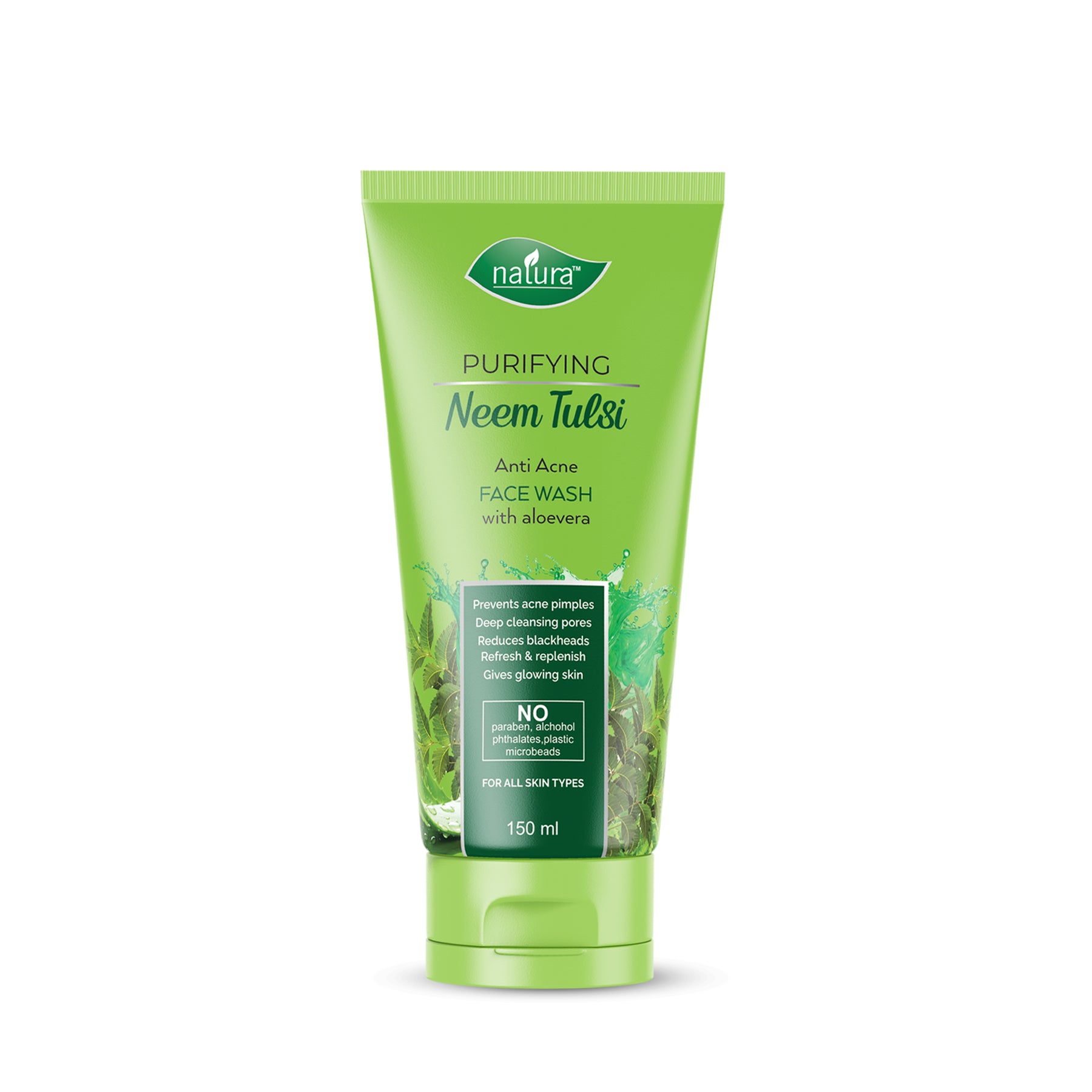 Natura Pure Neem And Tulsi Skin Purifying Face Wash 150 ml