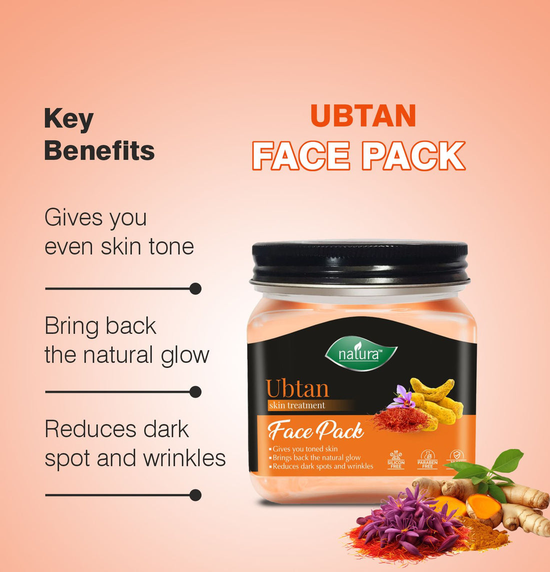 NATURA UBTAN SKIN TREATMENT FACE PACK