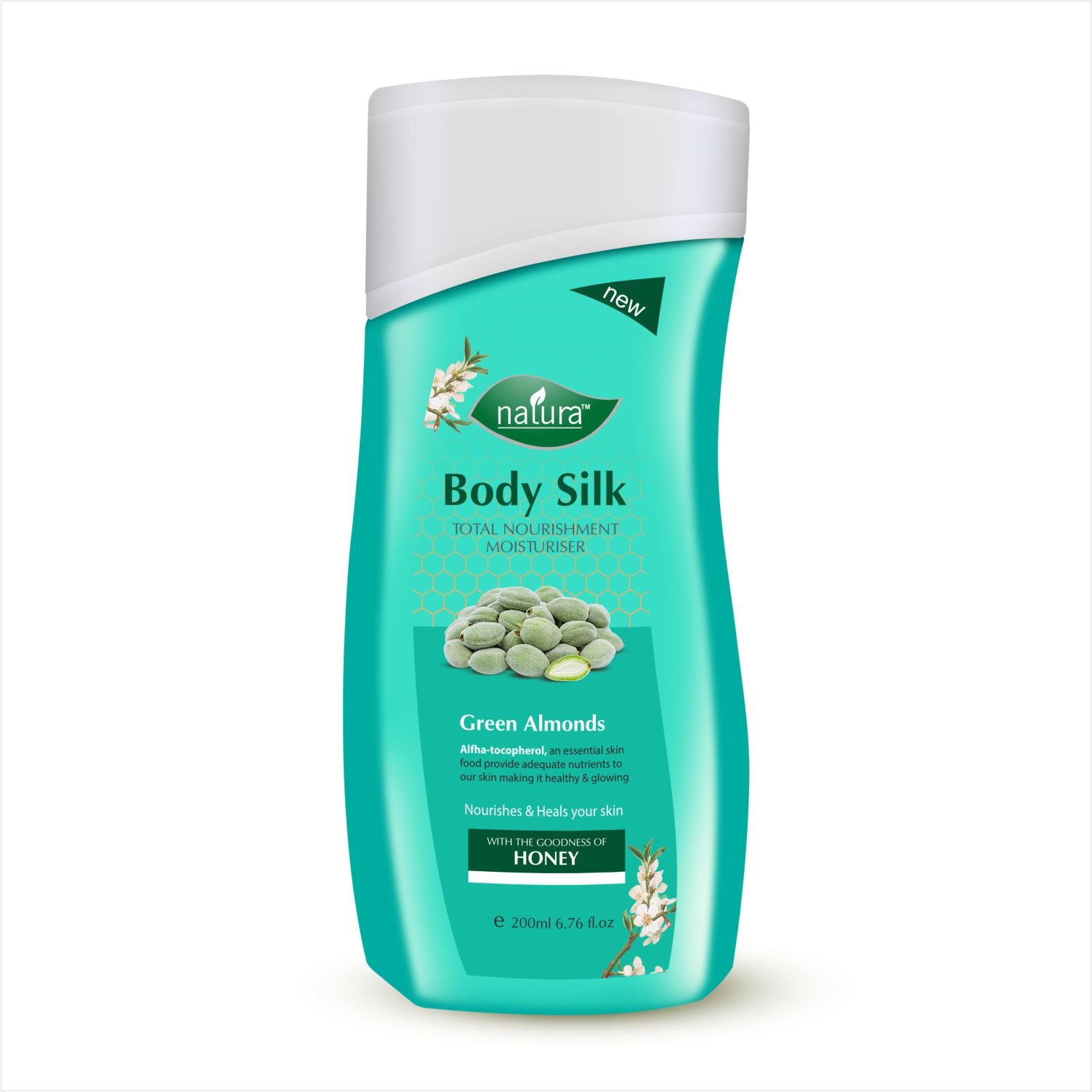 Natura Body Silk Total Nourishment Moisturiser With Green Almond