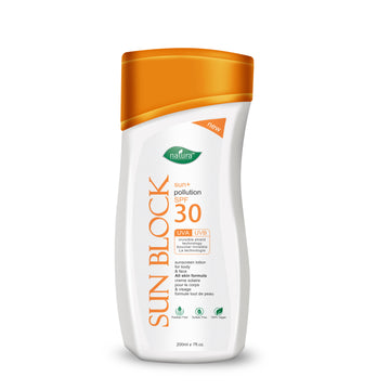 Natura Body Silk Sunscreen Lotion for Body & Face with SPF-30  200ml