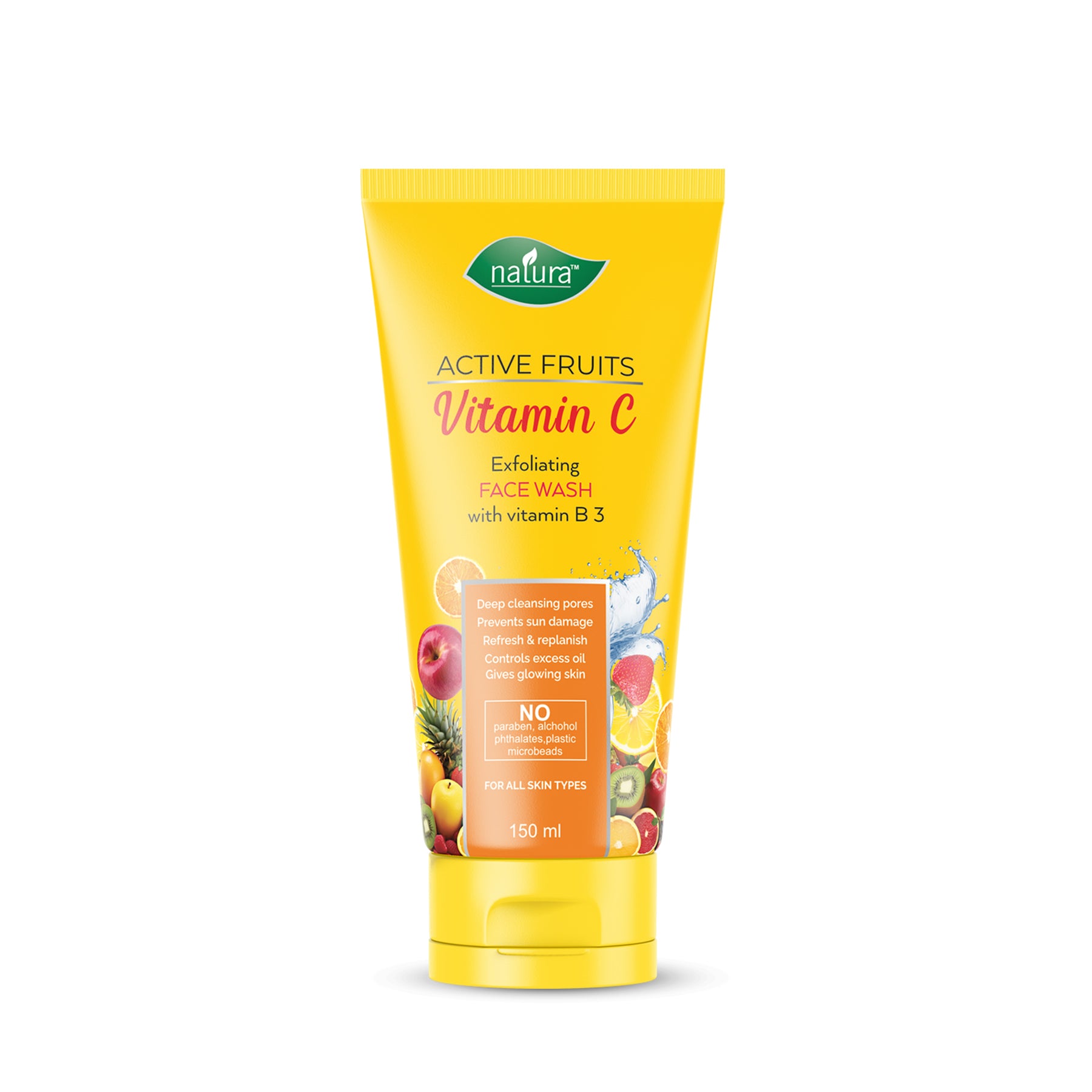 Natura Vitamine C Face Wash - With Activate Furits 150 ml